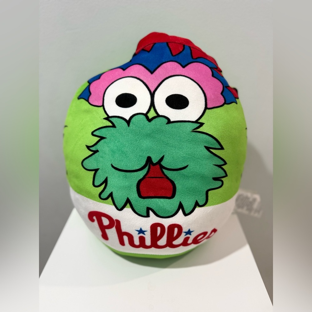 Philadelphia Phillies Green and Red Pillow